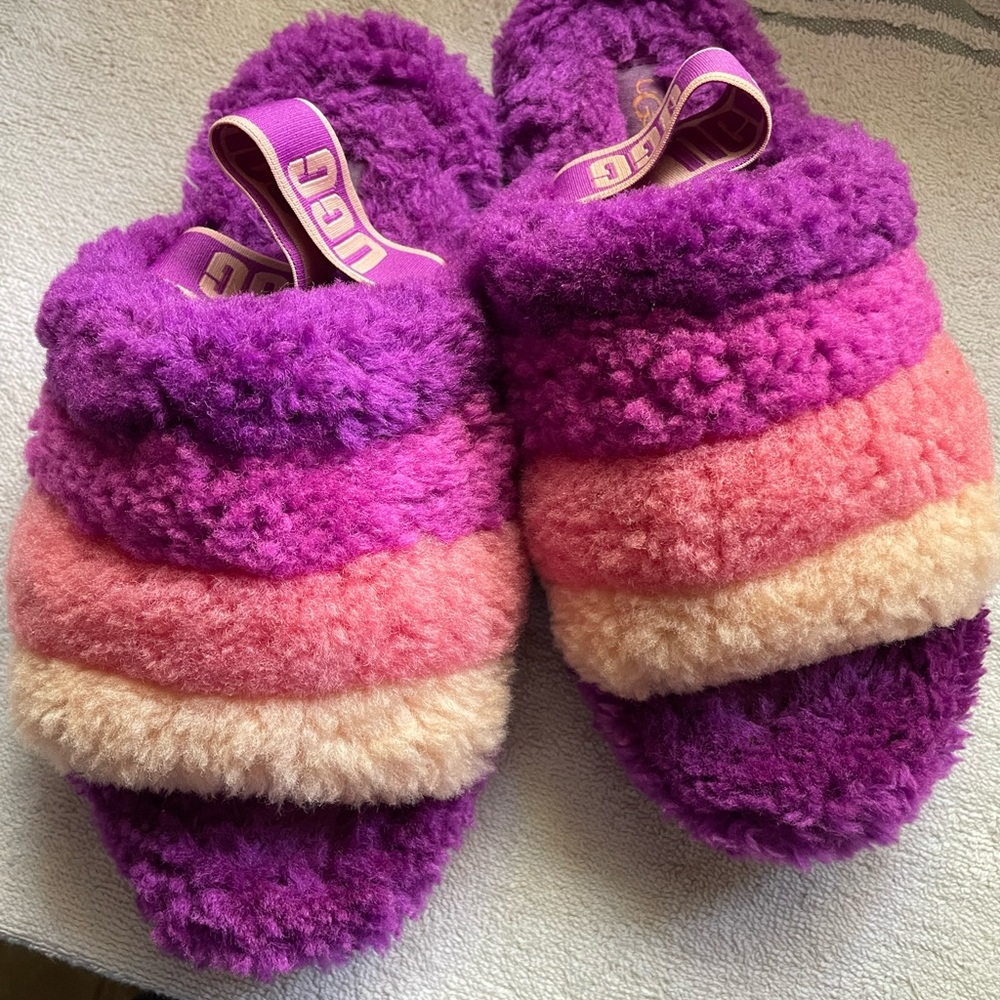 UGG Vibrant Fluffy Yeah Slippers